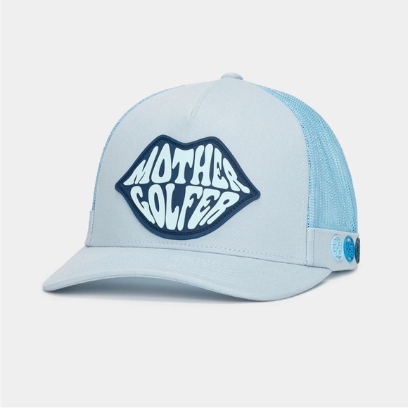 G/Fore Accessories - G/FORE GFORE G4 Mother Golfer Trucker Golf Hat Blue NWT Women’s trendy